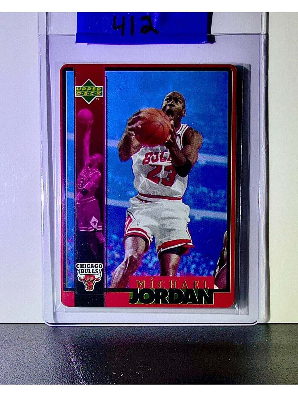 Michael Jordan 1996 Upper Deck All Metal Tin Set #4 Basketball Card Bulls